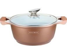 Royalty Line 30cm Ceramic Coating Casserole Pot - Copper