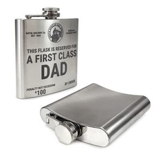 Gin Tribe - Hip Flask For Dad - Top Class Dad