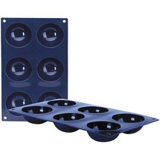 Ibili - Blueberry - 6 Cup Half Spheres Silicone Mould - 7cm