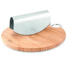 Roesle Mezzalune Chopper & Bamboo Board