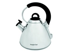Snappy Chef 2.2 Litre Whistling Kettle - Silver