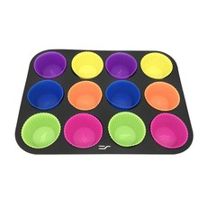 ALTA Novelty 12 Cupcake Silicone Tray