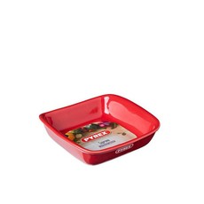 Pyrex - 24cm Supreme Ceramic Square Roaster - Red