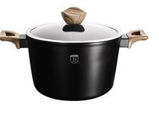 Berlinger Haus 24cm Marble Coating Pasta & Rice Pot - Ebony Maple