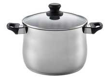 Scanpan - 7 Litre Classic Steel Stock Pot with Lid - Silver