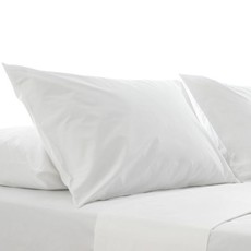 Miss Lyn 200 Thread Count Plain Pillowslips - White