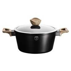 Berlinger Haus 20cm marble coating Casserole - Ebony Maple