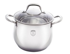 Berlinger Haus 20cm Stainless Steel Stock Pot - Silver Belly