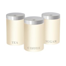 Berlinger Haus 3-Piece Canister Set - Cream Metallic