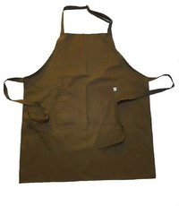 DSA - 100% Cotton Apron - Chocolate Brown