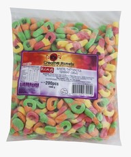 King Candy - Sour Dummies Bulk Bag 2 x 1 Kg