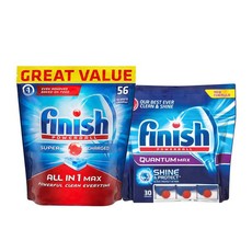 Finish Tablets 56's + Finish Tablets Quantum 30's