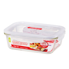 Euro Glass Container Rectangular - 1 Litre