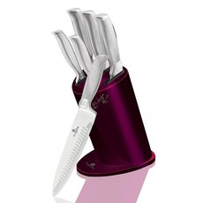 Berlinger Haus - Knife Set With Stand - Purple