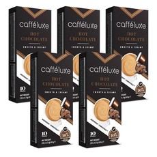 Nespresso Caffeluxe Capsules Hot Chocolate Bulk 50