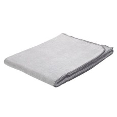 Haven and Earth Winter Herringbone Throw - Iron/Natural