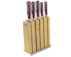 Snappy Chef 6pc Professional Knife - Set with Block