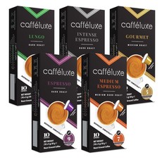 Nespresso Caffeluxe Capsules Signature Bulk Coffee Selection 50