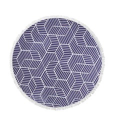Wanderlust Round Beach Towel - Geometric