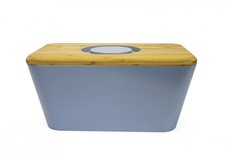 Fine Living - Bamboo Bread Bin - Blue