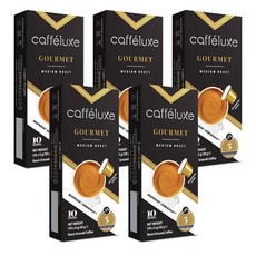 Nespresso Caffeluxe Capsules Gourmet Mild Roast Espresso Bulk 50