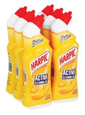 Harpic Active Cleaning Gel Citrus - 6 x 750ml