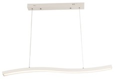 Bright Star Lighting 30 Watt White Aluminium and Acrylic LED Pendant