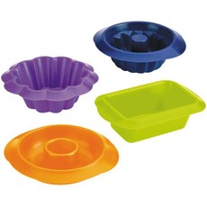 Ibili - Blueberry Set Of 4 Mini Baking Moulds