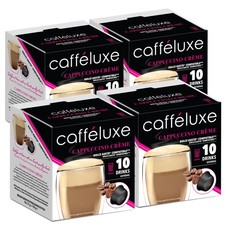 Nescaffe Dolce Gusto Capsules - Caffeluxe 40 Compatible Cappuccino Coffee Value Pack