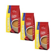 Best Espresso Colombia 36 Coffee Capsules for Caffitaly