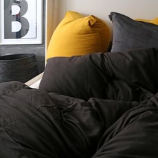 The T-Shirt Bed Co. Deep Charcoal Duvet Cover Set