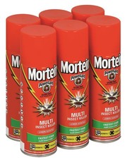 Mortein PowerGard Ultra Fast - Multi Insect Killer - Lemon - 6 x 180ml