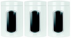 Brabantia - Window Canister Set - White