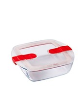 Pyrex Cook & Heat Square Roaster with lid 20x17cm