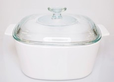 Corningware - Just White Covered Casserole - 3 Litre