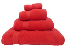 Bunty's Luxurious 570GSM Towel Set - Red