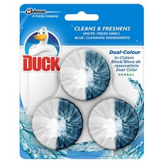 Duck Dual Colour In The Cistern Block - Case of 12 x (3 x 35g)