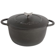 Pioneer Woman Timeless 4.7L Cast Iron Black Dutch Oven With Lid