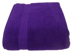 Bunty's Luxurious 570GSM Zero Twist Bath Towel 70 x 130cms Purple