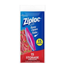 Ziploc Pouch Storage Bags - 24 Packs of 15 Bags