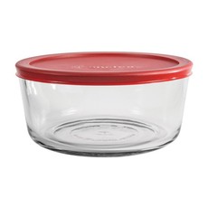 Anchor Hocking - Round Glass Container with Lid 1.65 Litre
