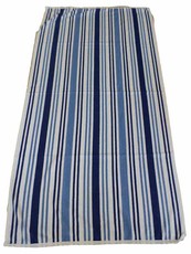 Alpine Stripes Beach Towel (90 x 180cms) - Royal