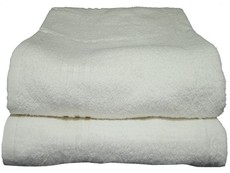 Surplus Design 1 Bath Sheet 100x160cms 700gms - White