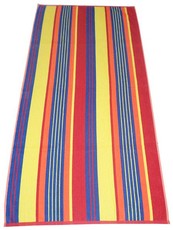 Bunty's Yo Stripes Beach Towel 90x180cms 700gms Yellow
