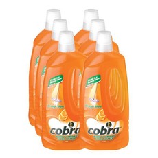 Cobra Wood & Laminate Floor Cleaner Orange - 6 x 750ml