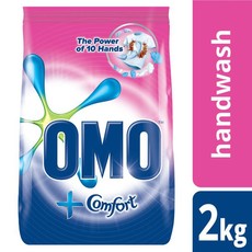 OMO With A Touch Of Comfort Hand Washing Powder 2kg (Pack of 9)