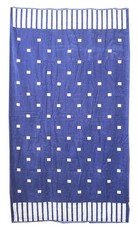 Bunty's Polka Square Beach Towel 90x180 cm Royal