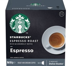 STARBUCKS Espresso Roast by NESCAFE DOLCE GUSTO Dark Roast Coffee