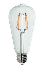 4,5 Watt ST64 Candle Fillament Dimmable LED in Warm White