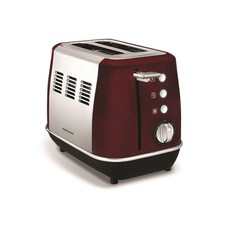 Morphy Richards - Toaster 2 Slice Stainless Steel Red - 900W "Evoke"